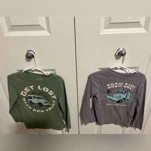 Pack of two long sleeve Old Navy shirts.
